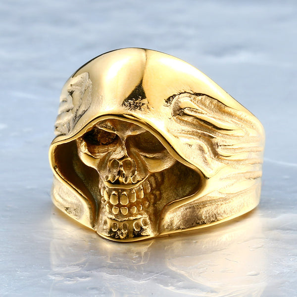 Men's Grim Reaper Skull Ring