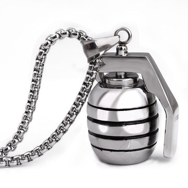 Grenade Pendant Necklace