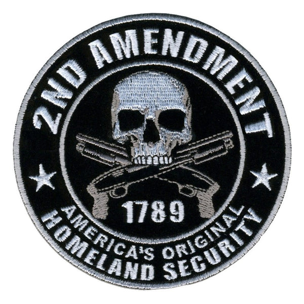 2nd Amendment Homeland Security Biker Patch