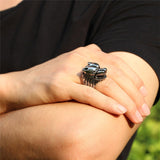 Men's Lone Wolf Ring
