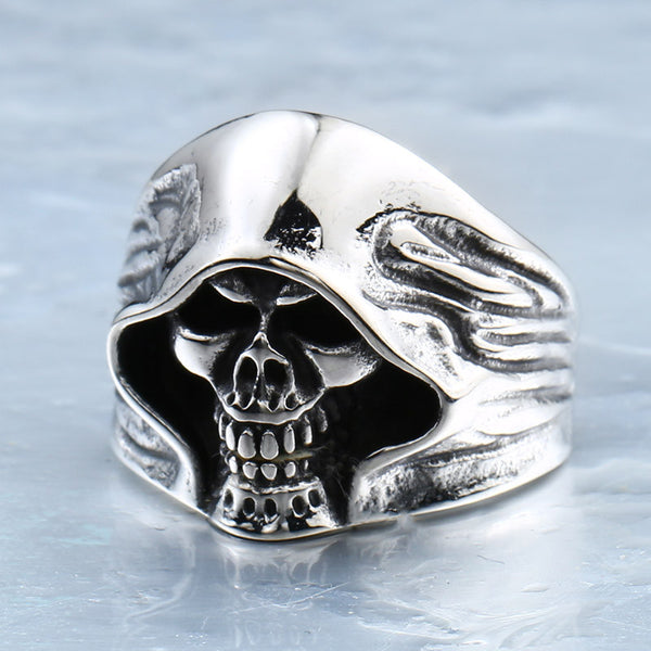 Men's Grim Reaper Skull Ring