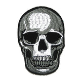 Classic Skeleton Skull Biker Patch