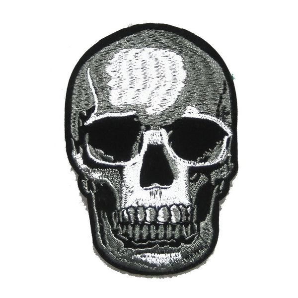 Classic Skeleton Skull Biker Patch