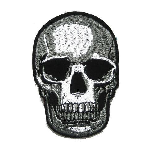 Classic Skeleton Skull Biker Patch