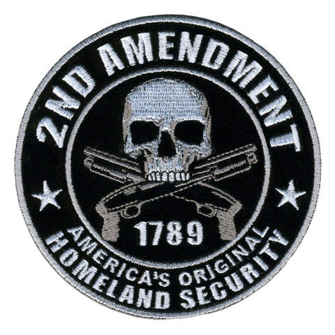 2nd Amendment Homeland Security Biker Patch